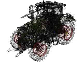 CLAAS Axion 870-800 3D Model preview