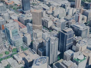 Adelaide City, Australia (2023) 3D Model preview