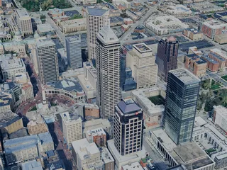 Indianapolis City, IN, USA (2024) 3D Model preview