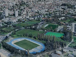 Lausanne City, Switzerland (2024) 3D Model preview