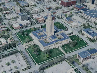 Lincoln City, NE, USA (2024) 3D Model preview