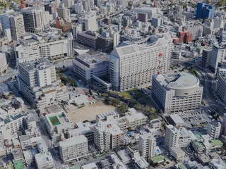Naha City, Japan (2023) 3D Model preview