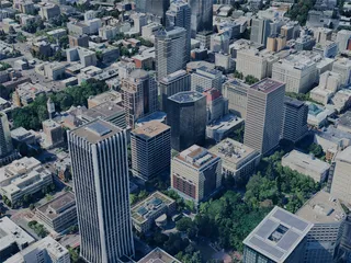 Portland City, OR, USA (2024) 3D Model preview