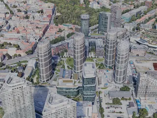 Bratislava City, Slovakia (2023) 3D Model preview