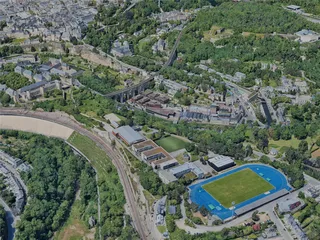 Luxembourg City, Luxembourg (2023) 3D Model preview