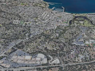 Monterey City, CA, USA (2023) 3D Model preview