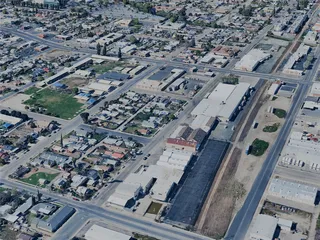 Porterville City, CA, USA (2023) 3D Model preview