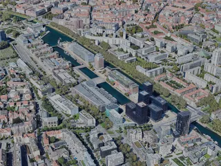 Strasbourg City, France (2023) 3D Model preview