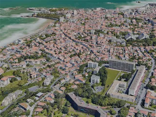 Biarritz City, France (2023) 3D Model preview