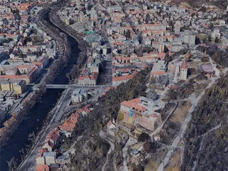 Graz City, Austria (2022) 3D Model preview