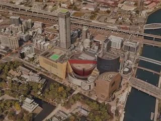 Kitakyushu City, Japan (2023) 3D Model preview