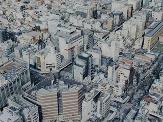 Kyoto City, Japan (2024) 3D Model preview