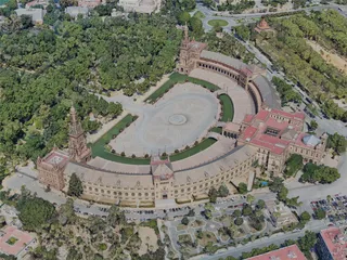Seville City, Spain (2023) 3D Model preview