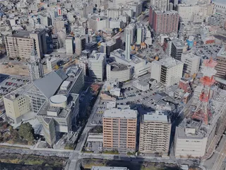 Toyama City, Japan (2023) 3D Model preview