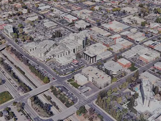 Visalia City, CA, USA (2024) 3D Model preview