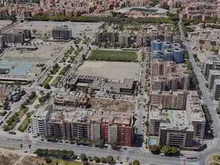 Almeria City, Spain (2023) 3D Model preview
