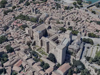 Avignon City, France (2023) 3D Model preview