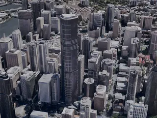 Brisbane City, Australia (2023) 3D Model preview