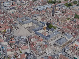 Dijon City, France (2022) 3D Model preview