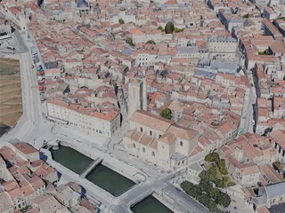 La Rochelle City, France (2022) 3D Model preview