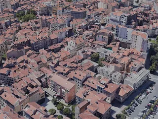 Saint-Etienne City, France (2022) 3D Model preview