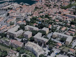 Saint-Tropez City, France (2022) 3D Model preview