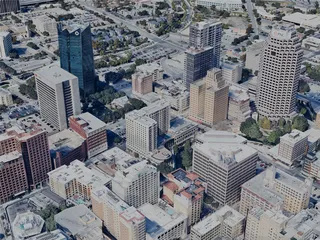 San Antonio City, USA (2024) 3D Model preview