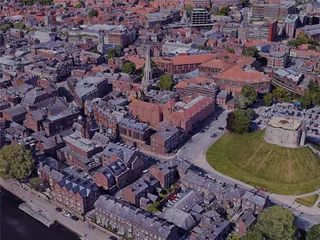 York City, UK (2022) 3D Model preview