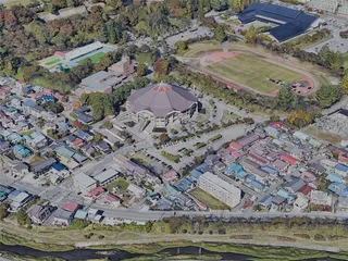 Aizuwakamatsu City, Japan (2024) 3D Model preview