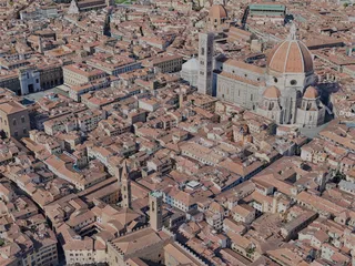 Florence City, Italy (2023) 3D Model preview
