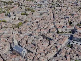Montpellier City, France (2023) 3D Model preview