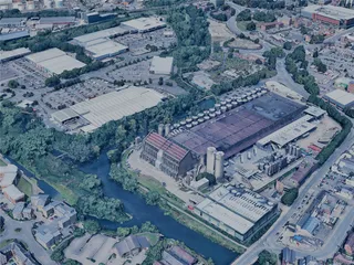 Northampton City, UK (2023) 3D Model preview
