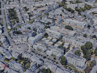 Saint-Nazaire City, France (2023) 3D Model preview