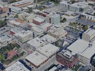 Springfield City, MO, USA (2024) 3D Model preview