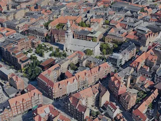 Aalborg City, Denmark (2023) 3D Model preview