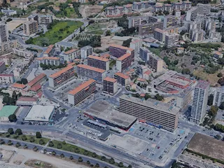 Ajaccio City, France (2023) 3D Model preview