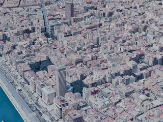 Alicante City, Spain (2023) 3D Model preview