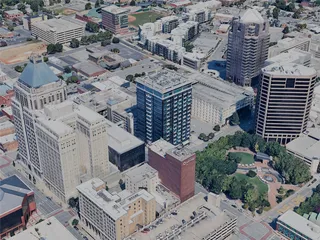 Greensboro City, USA (2023) 3D Model preview