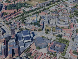 Odense City, Denmark (2023) 3D Model preview