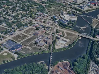 Rockford City, USA (2023) 3D Model preview