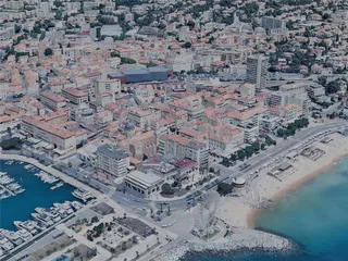 Saint-Raphael City, France (2023) 3D Model preview