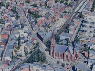 Schwerin City, Germany (2023) 3D Model preview
