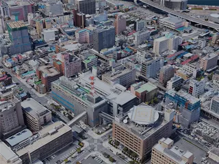 Aomori City, Japan (2023) 3D Model preview