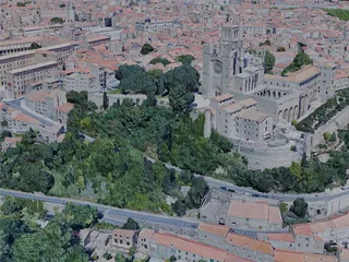 Beziers City, France (2022) 3D Model preview