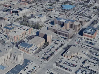 Bismarck City, ND, USA (2023) 3D Model preview