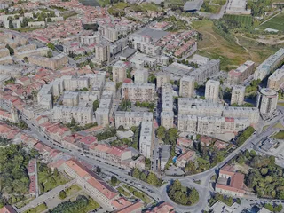 Braga City, Portugal (2022) 3D Model preview