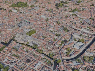 Bruges City, Belgium (2022) 3D Model preview