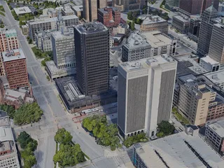 Buffalo City, NY, USA (2022) 3D Model preview