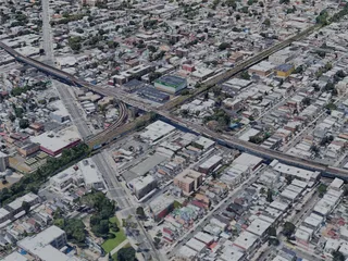 New York City, Queens, USA (2022) 3D Model preview
