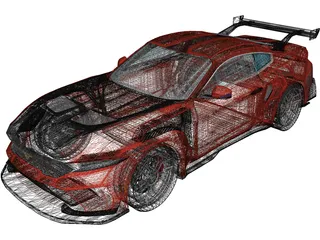 Ford Mustang (2025) 3D Model preview